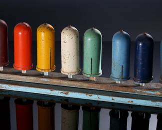 Antique Rainbow Chimes Glockenspiel Xylophone 	7x20.75x3.75in	196054
