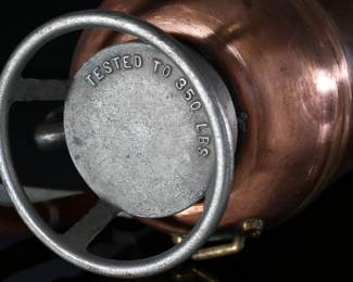 Antique Brass & Copper Fire Extinguisher 	24x7.5x7in	199106
