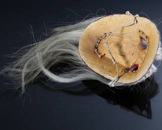 Vintage Yaqui Pasko'ola Pascola Wooden Mexican Dance Mask #2	3.5x4.75x6.5in	196030
