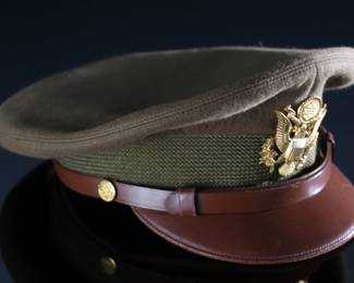 U.S. WWII Army Air Force Officer Crusher Cap by Knox 	Size: unmarked look like 7	199120
