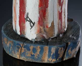 Uncle Sam Carved Wood Folk Art Signed 	24x11x7in	196218
