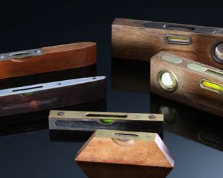 Lot of 6 Vintage Levels Woodworkers/Machinist 	Box Est: 12x12x12	199015
