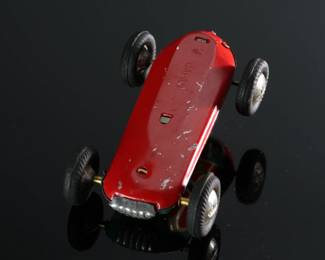 1950s Japanese Tin Litho Rocket Racer Friction Race Car Japan Toy	1.25x2.25x3.75in	196124
