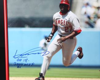 *Signed* Vladimir Guerrero MLB HOF 2018 2004 MVP AL Framed Photo Autograph Baseball 	Frame: 11.25x14.25x1in	199012
