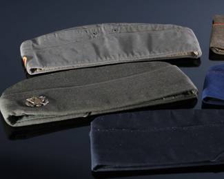 Lot of 5 Military Garrison Caps 	7 3/8 & 7 1/4	199140
