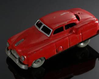 1940s Vintage Alps Japanese Tin Litho Press Wind Toy Car Pressmobile	2.5x2.5x6in	196057
