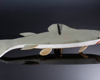 Lot of 3 Vintage Folk Art Carved Wood Fish		196045
