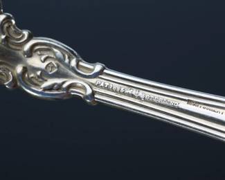 Antique Gorham Chantilly Sterling Silver Flatware Set	Case: 3.5x16x12in	199167
