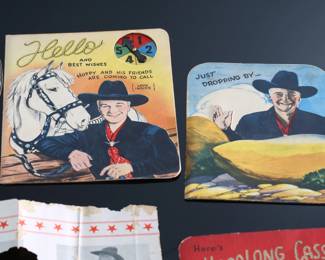 Lot of 8 1950s Vintage Hopalong Cassidy Birthday Best Wishes Cards buzz Cardozo	Largest: 7.25x6in	196099

