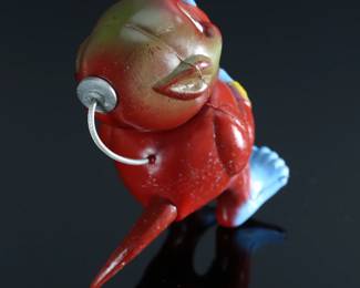 *Rare* 1960s Red Alien Creature The Electric Game Company Toy Figure Co.	4.5x2.5x3.5in	196137
