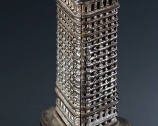 Antique Cast Iron Kenton Flatiron Building Bank	5.5x3x3.25in	196241
