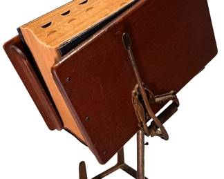 Antique Book Stand By L.W. Noyes Chicago Dictionary	26x23x18in	196199
