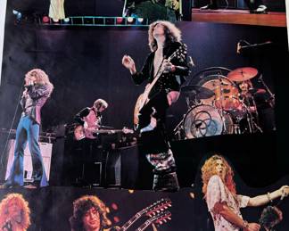 Jumbo 1978 Led Zeppelin Poster 42x58 Vintage Rock Poster Photo Collage 	42x58.5in	199174
