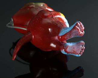 *Rare* 1960s Red Alien Creature The Electric Game Company Toy Figure Co.	4.5x2.5x3.5in	196137
