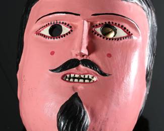Vintage Juanegro Mexican Dance Mask Folk Art #3	3.5x5x7.5in	196033
