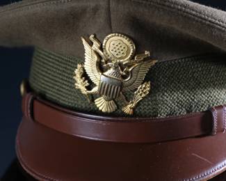 U.S. WWII Army Air Force Officer Crusher Cap by Knox 	Size: unmarked look like 7	199120
