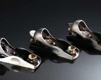 Lot of 3 Craftsman Low Angle Block Carpenter’s Wood Planes 	Single 6.4x1.9x2.6in	199033
