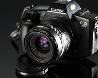 Canon EOS 650 35mm SLR Camera EF 35-70mm 3.5-4.5 Zoom Lens & 28mm f/2.8 Lens	5x7x6in	199111
