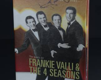 *Signed* Frankie Valli & The Four Seasons Jersey Beat Autographed CD Box Set 	10x5.5x1in	199180
