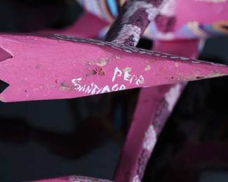 Large Pepe Santiago Dragon Mexican Folk Art Oaxaca Wood Carving	17.5x4x19.5in	196213
