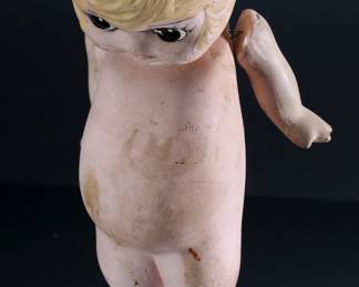 Lot of 2 Vintage Carnival Chalkware Kewpie Dolls Figure Statues - Vampie Doll 1919 - Yellow Kewpie	Vampie 13x6x4 in Yellow Kewpie 8x3x4 in	198050
