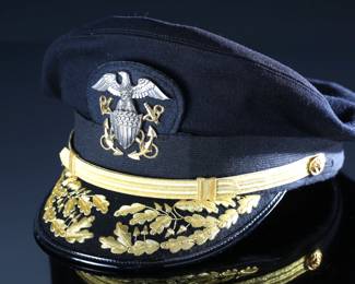 US Navy Admiral Dress Visor Cap Hat  	8	199126
