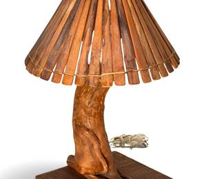 2pc Rustic Cactus Skeleton Lamps Artist Made Romero Saguaro Limb Vintage 	27x11.75x11.75in	196192
