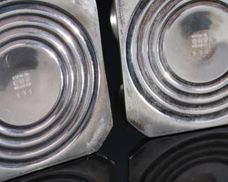 Pair of Antique Sterling Silver Weighted 331 Candle Holders	4 x 6 x 3.5 in	198018
