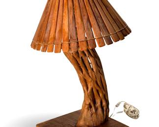 2pc Rustic Cactus Skeleton Lamps Artist Made Romero Saguaro Limb Vintage 	27x11.75x11.75in	196192
