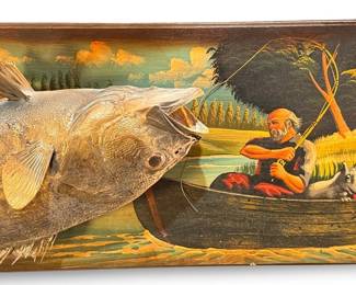 Fish Taxidermy Wall Art	5x37x9in	289025
