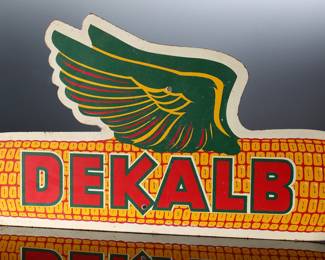Vintage Original Dekalb Winged Corn Masonite Sign	16.25x31.25	196058
