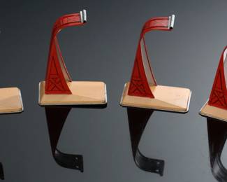 1950s Vintage Japanese Tin Litho Toy Masudaya Wind-Up Moon Shuttle Space Monorail Japan	2.75x2x6in	196125
