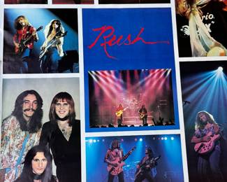 Jumbo 1980 Rush Poster 42x55 Vintage Rock Poster Photo Collage 	41.5x55.5in	199175
