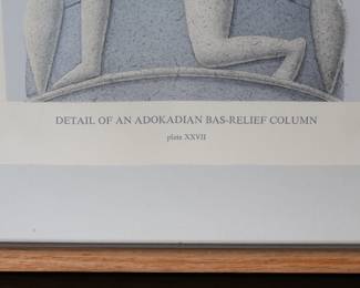 Details of An Adokadian Bas-Relief Column Art Print	Frame: 20.5x16in	196027

