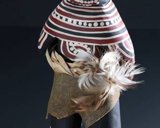 Timothy Ives Buyuny Spirit Man Carved Wood Figure Bundjalung Tribe Australia 	10x5x2.25in	199150
