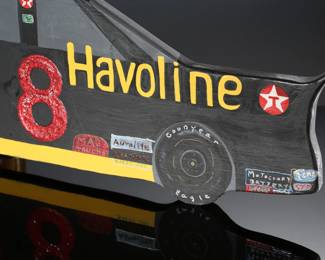 Nascar Folk Art Davey Allison by Gerry Stroud 	8.5x30.5x1in 	196177
