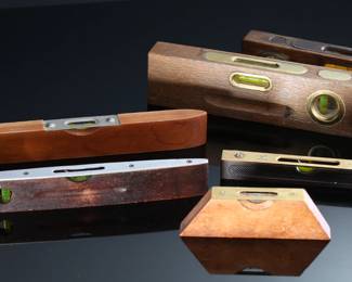 Lot of 6 Vintage Levels Woodworkers/Machinist 	Box Est: 12x12x12	199015
