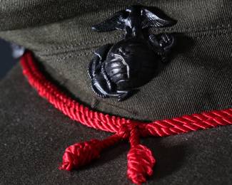 USMC Marine Corps Enlisted Female Hat	Size: unmarked look like 7.25	199138
