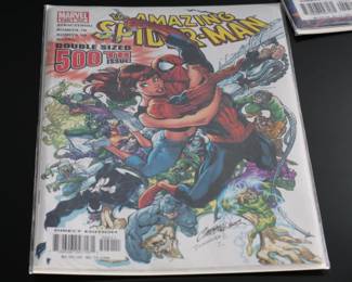 Lot of 3 The Amazing Spider-Man Marvel Comic Books - #57 498 #58 499 & #500 	1 x 7 x 11 in	198010
