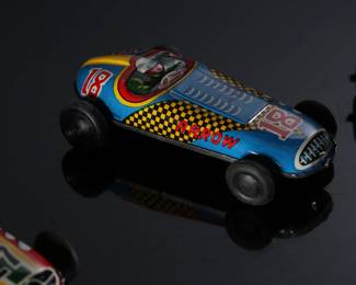 Lot of 3 Vintage Japan Tin Litho Toy Race cars 	1x2.1x3.85in	196207
