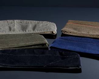 Lot of 5 Military Garrison Caps 	7 3/8 & 7 1/4	199140
