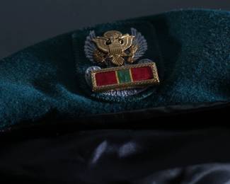 Lot of 3 US Navy/Army Military Beret Hats 	Unmarked 	199143
