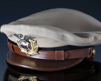 US Navy Military Sealift Command Officer Dress Visor Hat Cap #2	7	199122
