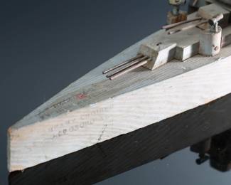 Heavy Cruiser Georgia wood Folk Art Navy Virginia-class battleship	6.3.75x26in Long 	196062
