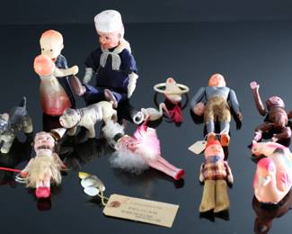 Lot of 14 Vintage Occupied Japan Celluloid Toys		196108
