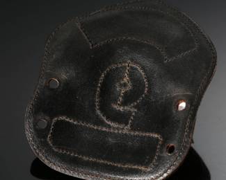 Vintage Leather Firefighter Helmet Shield Patch GCFD Fireman 9 Fire Department Garden City New York 	5.4x4.9in	199094
