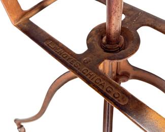 Antique Book Stand By L.W. Noyes Chicago Dictionary	26x23x18in	196199
