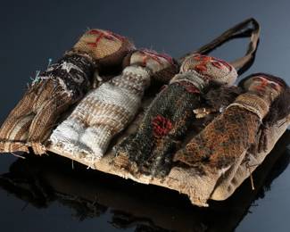 Chancay Chimu Peru Textile 4 Doll Cushion	2.5x8.5x6.5in	196235
