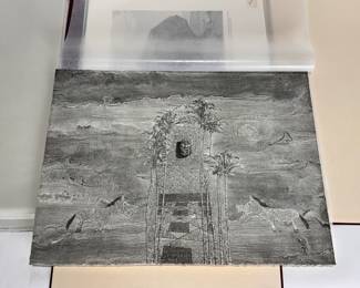 Arizona State University Centennial Art Portfolio 17 Prints in Binder ASU 1984 1985  	21x16x1.5in	196041
