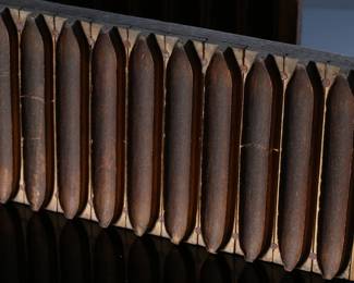 Antique Wood Cigar Press/Mold   	2.5x5x11.75in	199087
